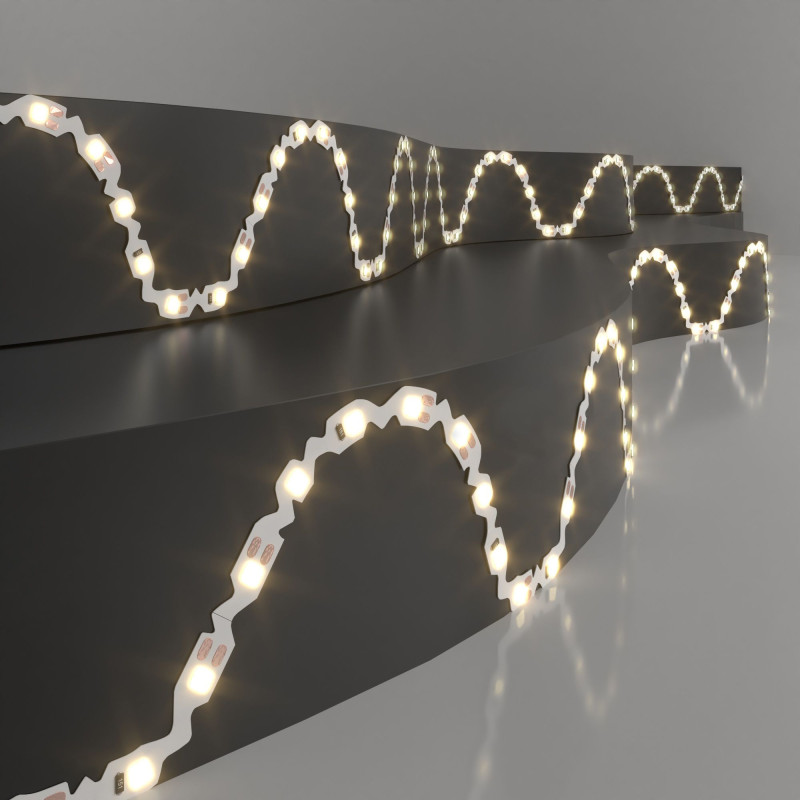 S 2835 12V 60Led 6W IP20 / теплый белый