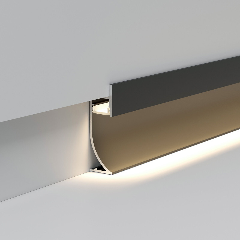 LL-2-ALP021 профиль черный (под ленту до 9 mm)