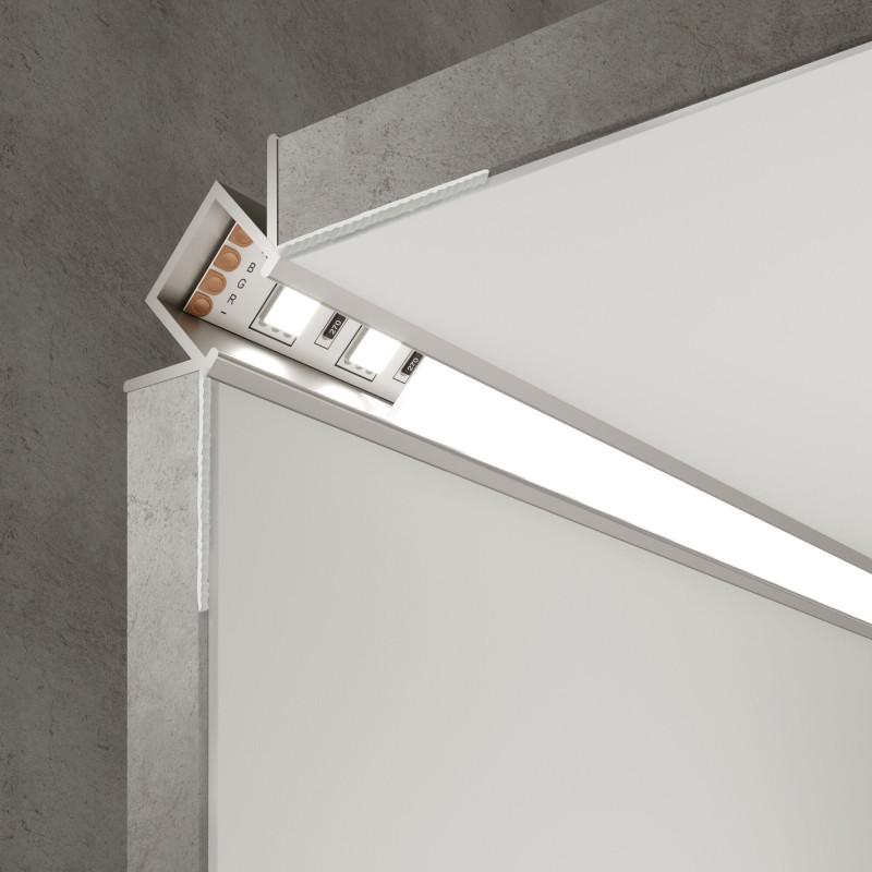 LL-2-ALP014 Встраиваемый угловой алюминиевый профи