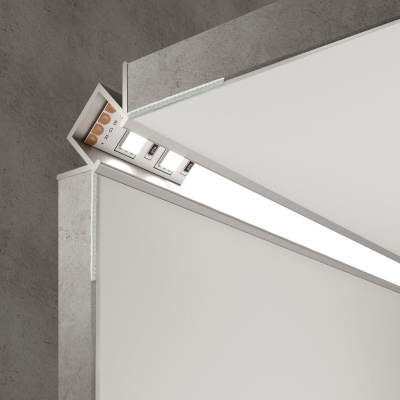 LL-2-ALP014 Встраиваемый угловой алюминиевый профи